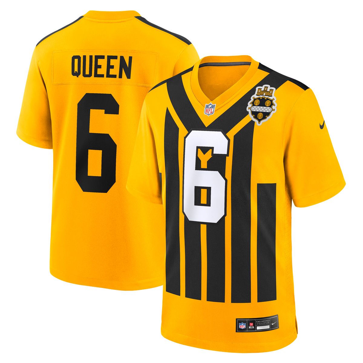 Patrick Queen #6 Men's Nike Replica '33 Throwback Jersey 1 Patrick Queen #6 Men's Nike Replica '33 Throwback Jersey