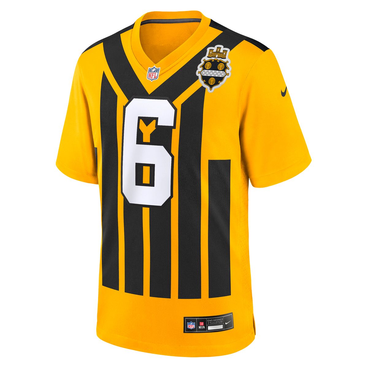 Patrick Queen #6 Men's Nike Replica '33 Throwback Jersey 3 Patrick Queen #6 Men's Nike Replica '33 Throwback Jersey