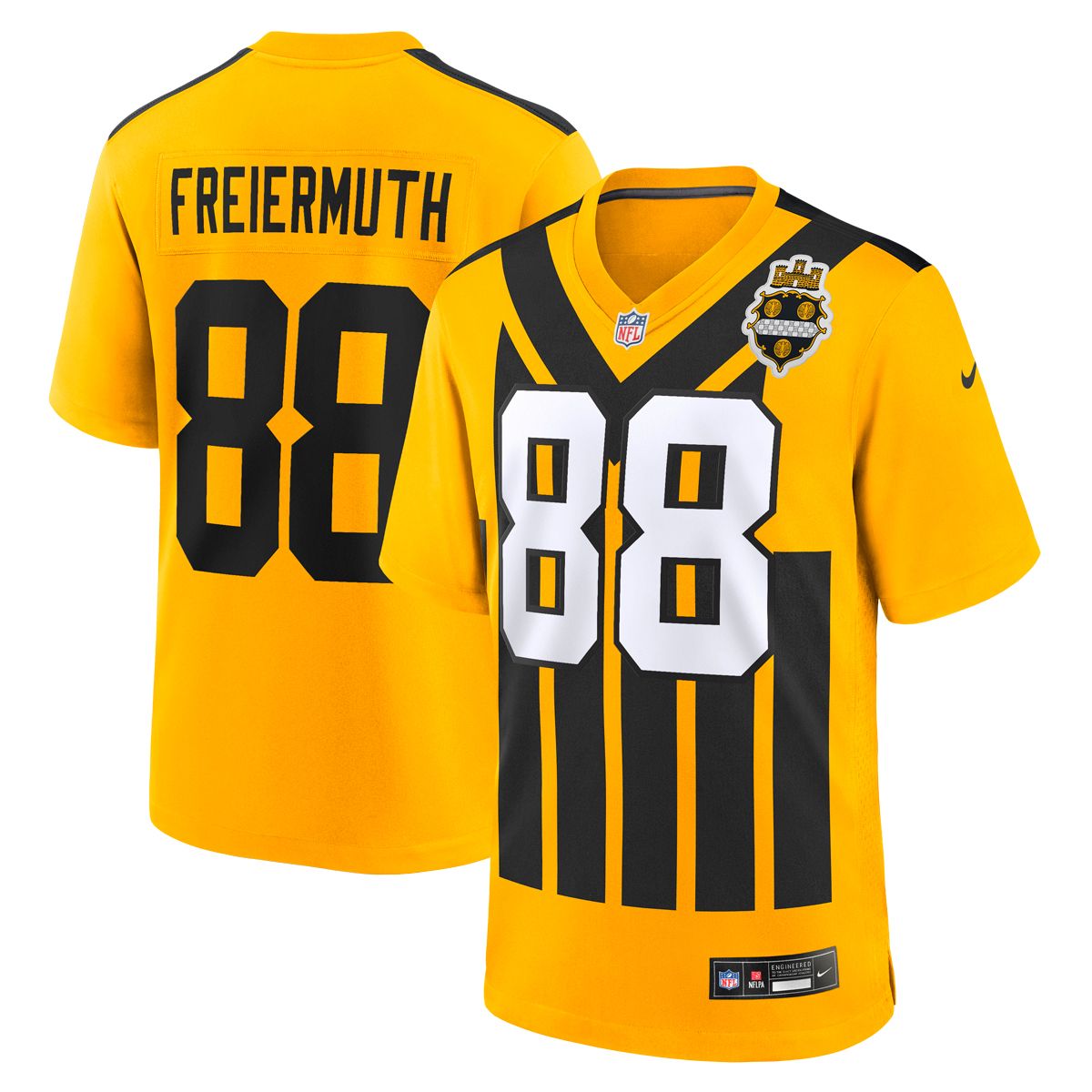 Pat Freiermuth #88 Men's Nike Replica '33 Throwback Jersey 17 Pat Freiermuth #88 Men's Nike Replica '33 Throwback Jersey