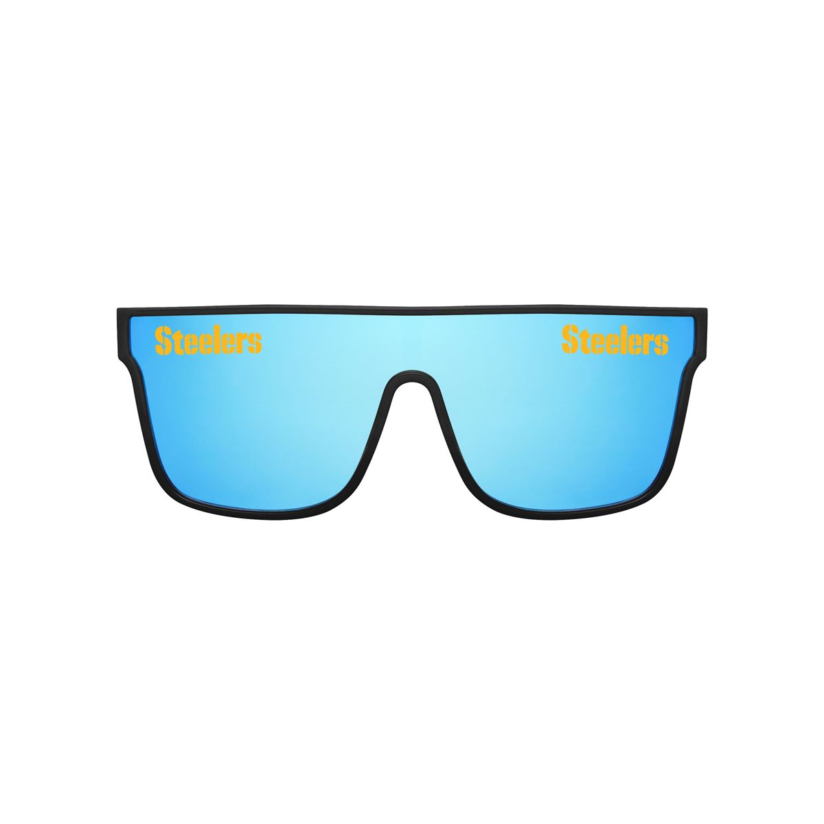 Pittsburgh Steelers Black Solid Color w/ Wordmark Sunglasses