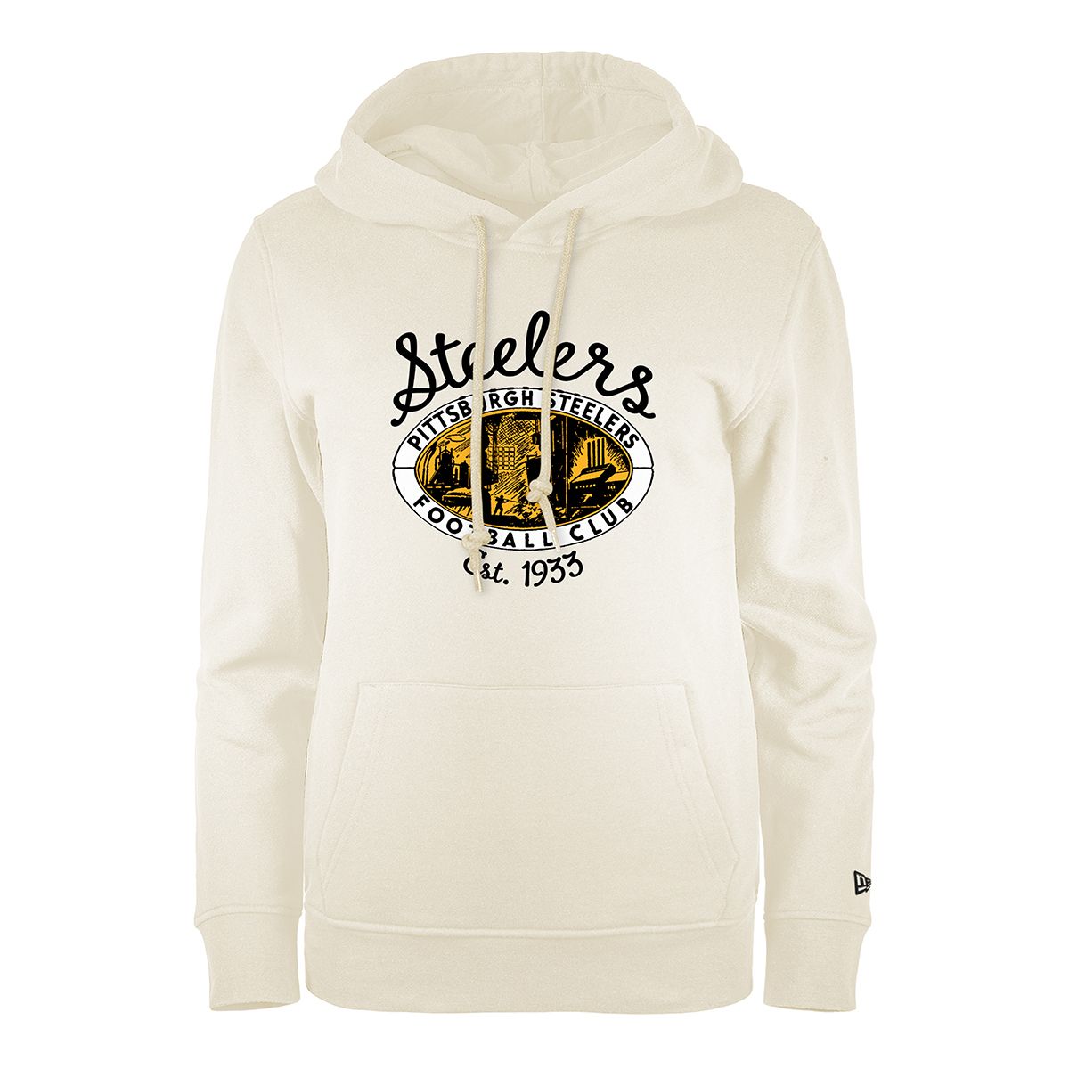 Pittsburgh Steelers Women's New Era Historic Pullover Hoodie 1 Pittsburgh Steelers Women's New Era Historic Pullover Hoodie