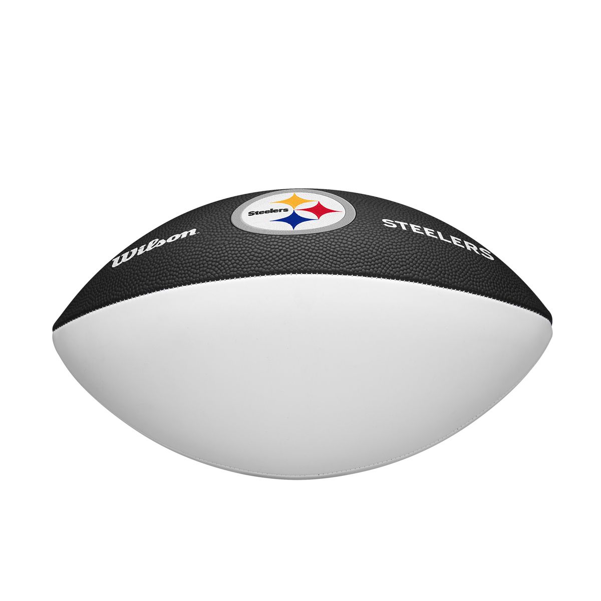 Pittsburgh Steelers Nightmode Embroidered Logo Full Sized Football 7 Pittsburgh Steelers Nightmode Embroidered Logo Full Sized Football