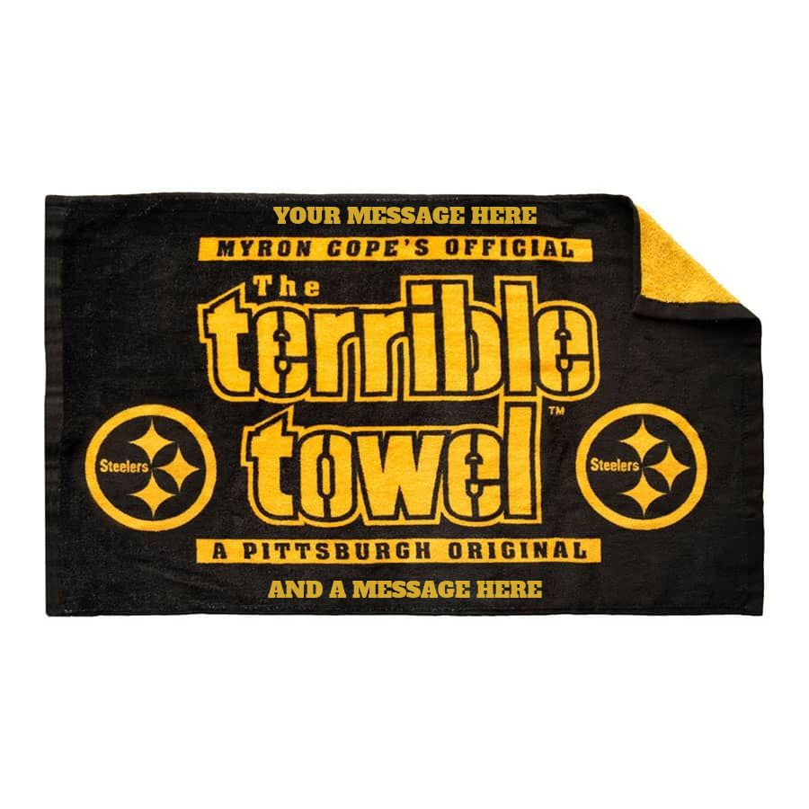 Pittsburgh Steelers Custom Color Rush Terrible Towel