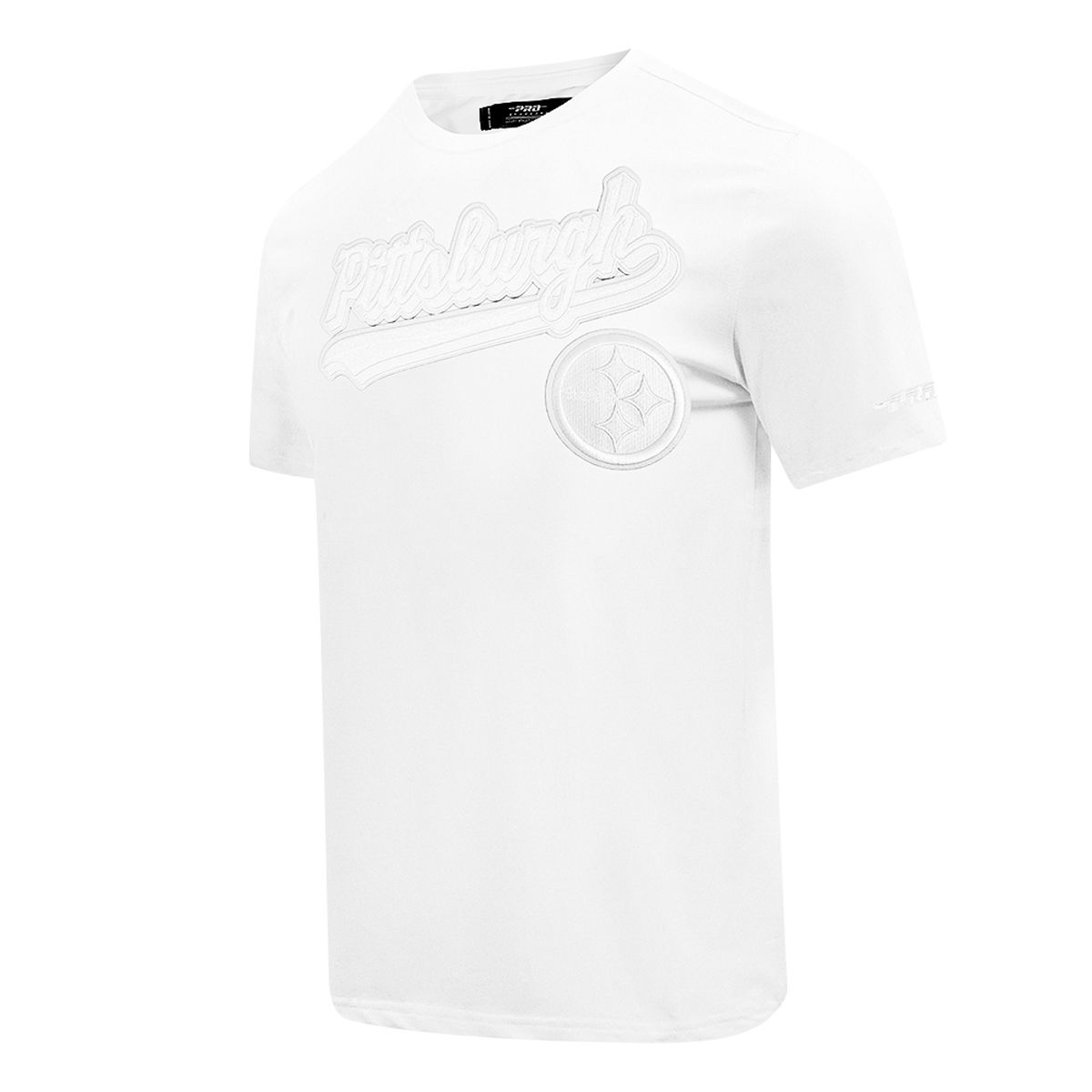 Pittsburgh Steelers Men's Pro Standard White Out Short Sleeve T-Shirt 6 Pittsburgh Steelers Men's Pro Standard White Out Short Sleeve T-Shirt