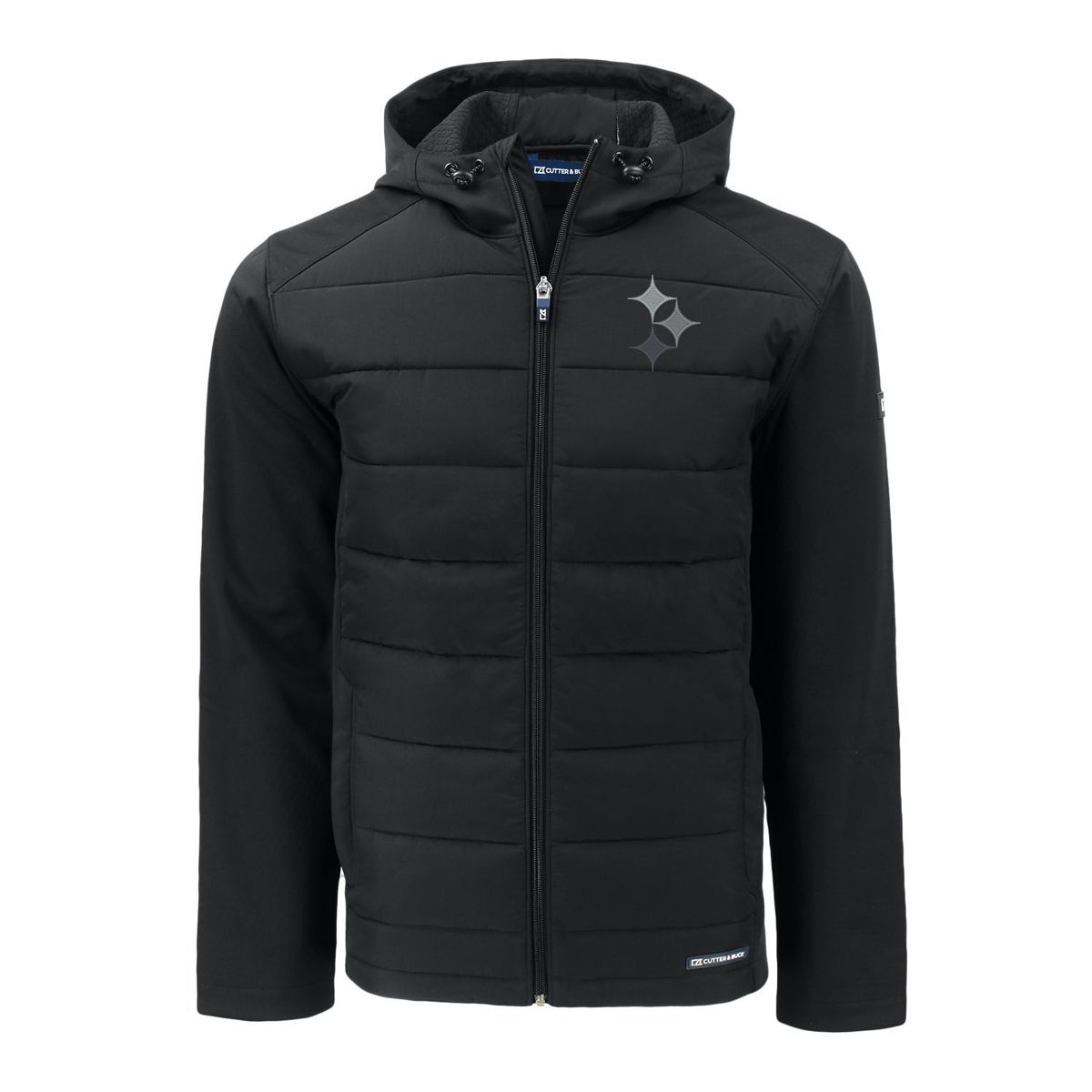 Pittsburgh Steelers Men's Cutter & Buck Hypocycloid Evoke Hybrid Eco Softshell Jacket