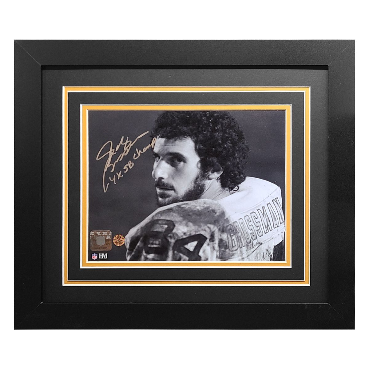Pittsburgh Steelers #84 Randy Grossman Signed & Framed 8x10 Sideline