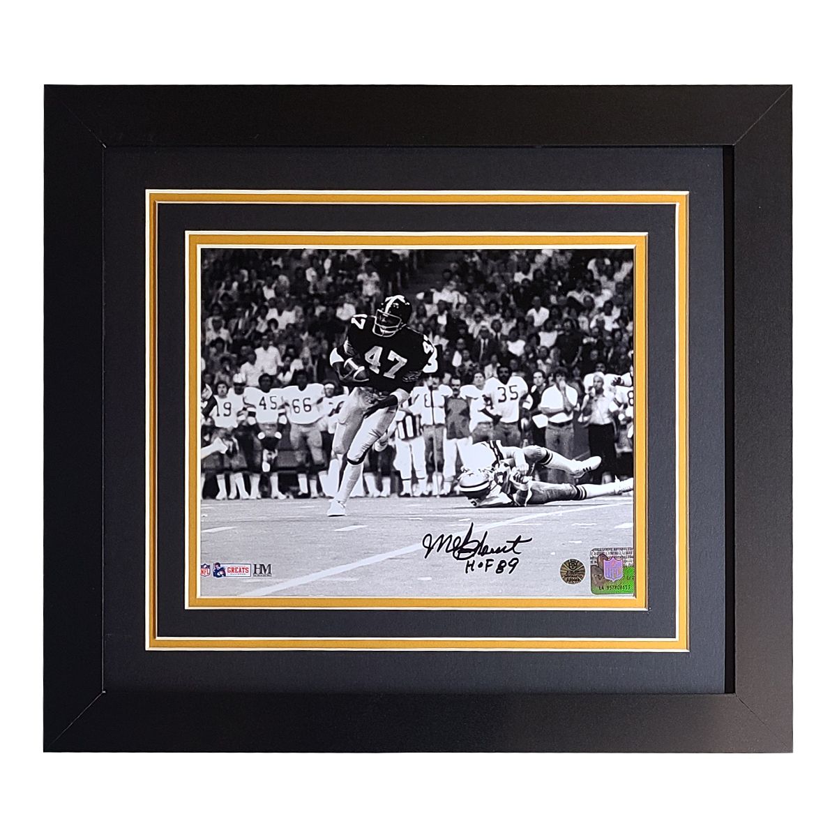 Pittsburgh Steelers #47 Mel Blount Signed & Framed 8x10 vs Dallas 1 Pittsburgh Steelers #47 Mel Blount Signed & Framed 8x10 vs Dallas