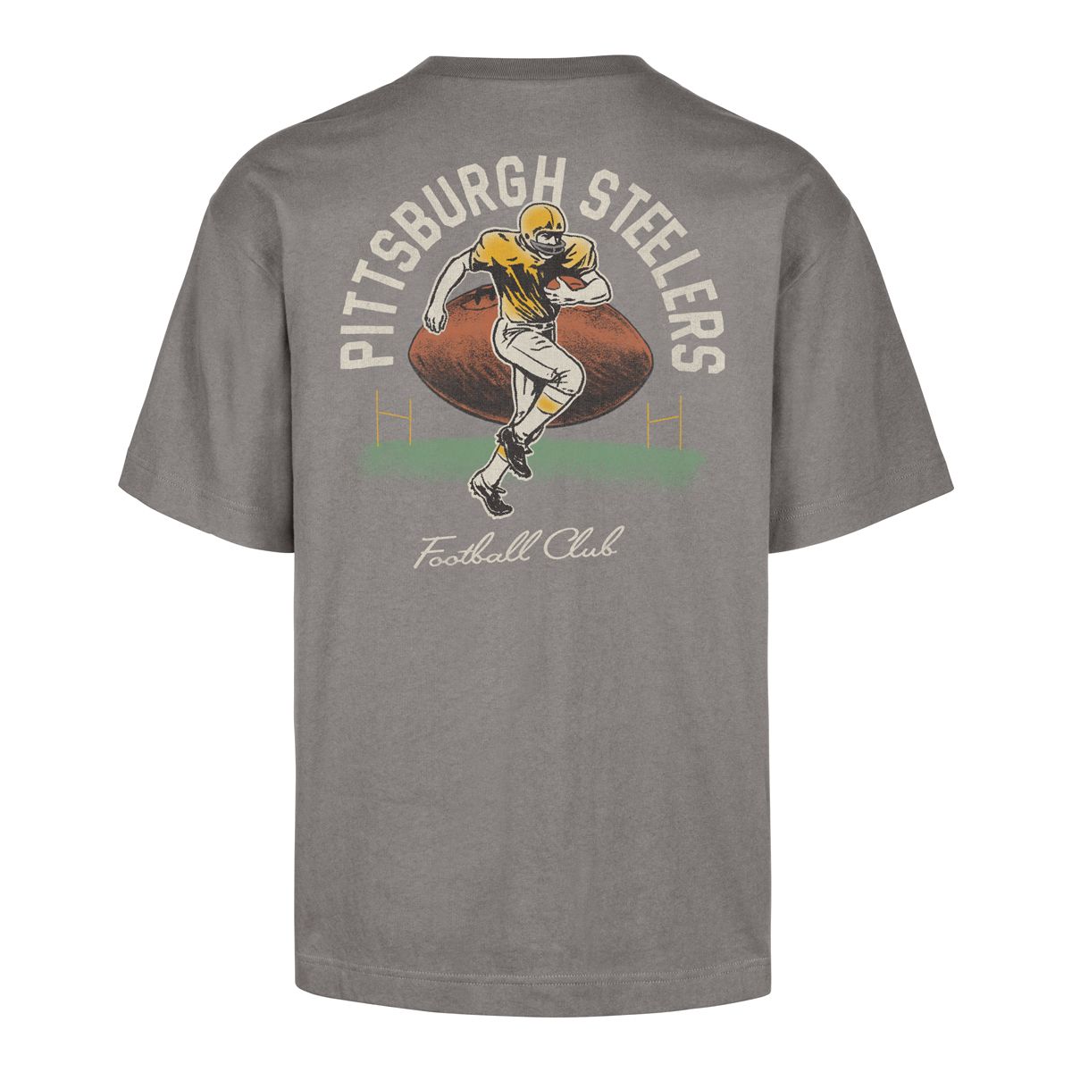 Pittsburgh Steelers Men's '47 Brand Historic Game On Foundation Short Sleeve T-Shirt