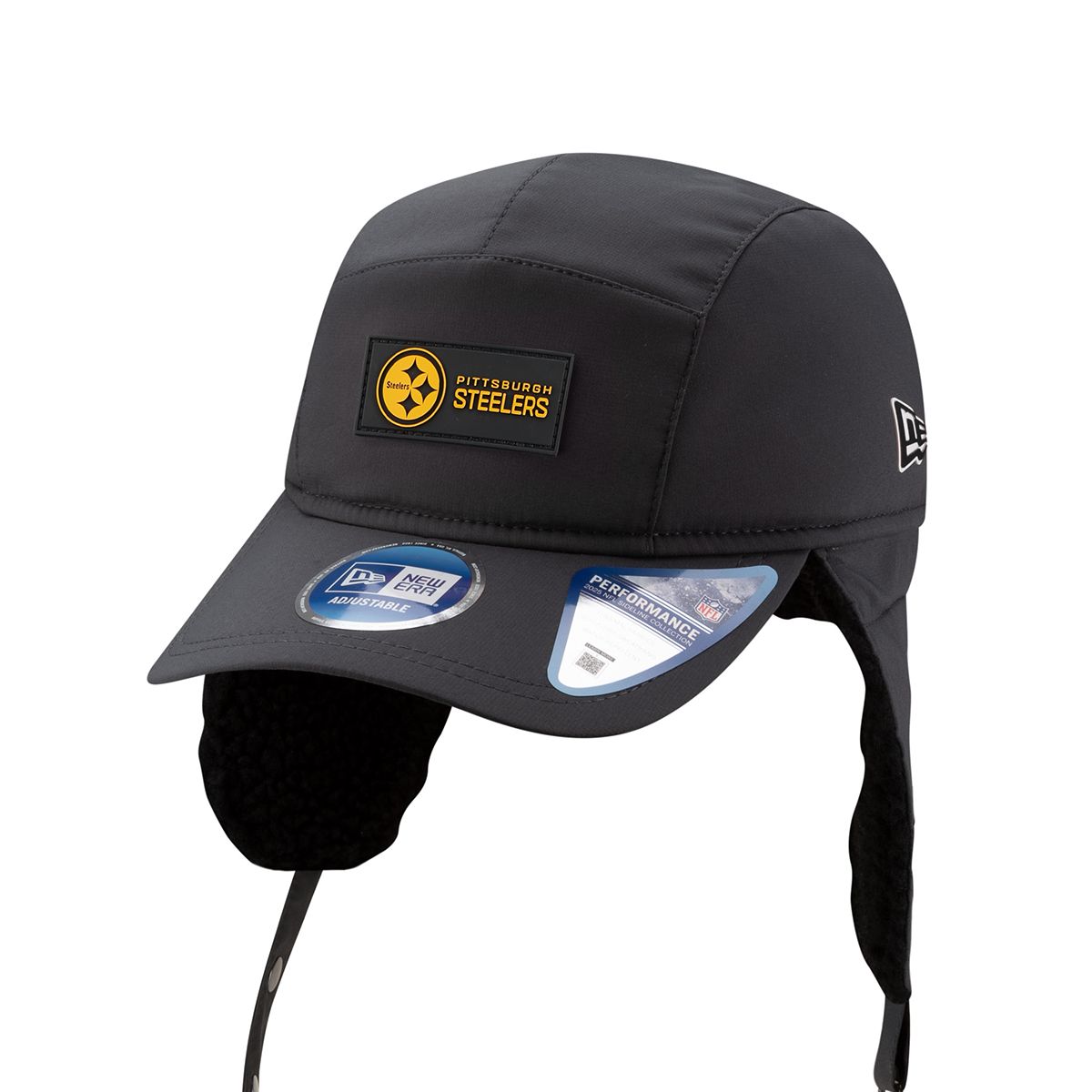 Pittsburgh Steelers New Era Sideline Runner Dogear Hat 9 Pittsburgh Steelers New Era Sideline Runner Dogear Hat