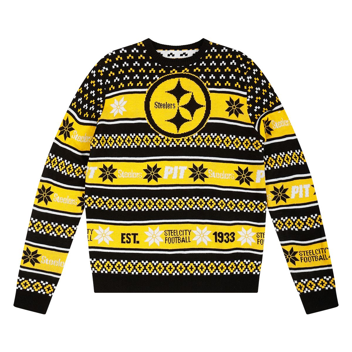Pittsburgh Steelers Ugly Holiday Sweater 3 Pittsburgh Steelers Ugly Holiday Sweater