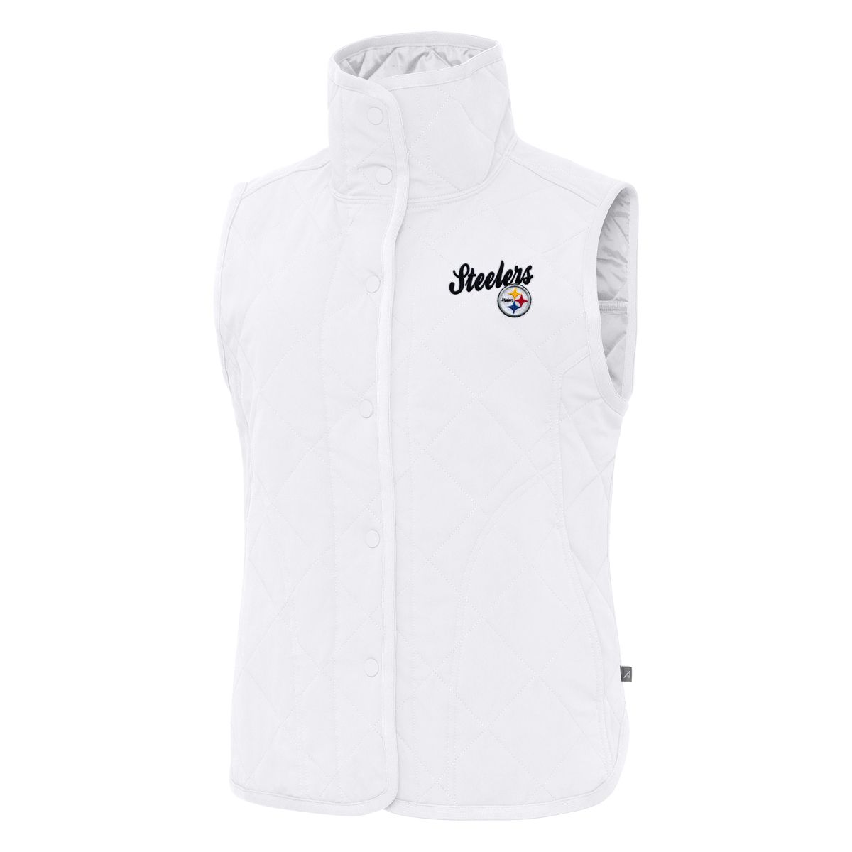 Pittsburgh Steelers Women's Antigua Nomad Quilted Vest 9 Pittsburgh Steelers Women's Antigua Nomad Quilted Vest