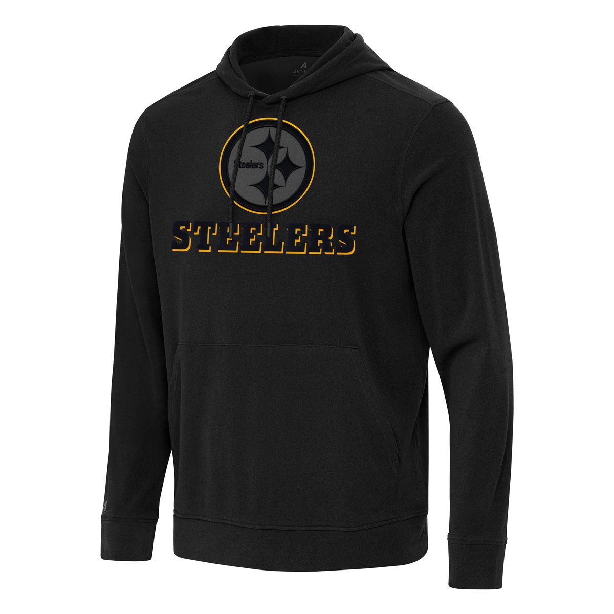 Pittsburgh Steelers Men's Antigua Omni Pullover Hooded Long Sleeve T-Shirt