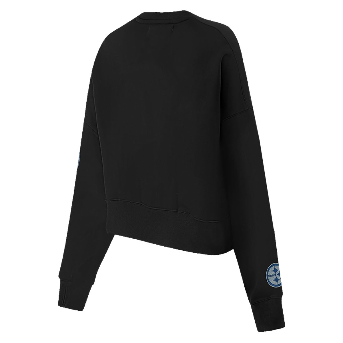 Pittsburgh Steelers Women's Pro Standard Varsity Blues Black Crewneck Fleece