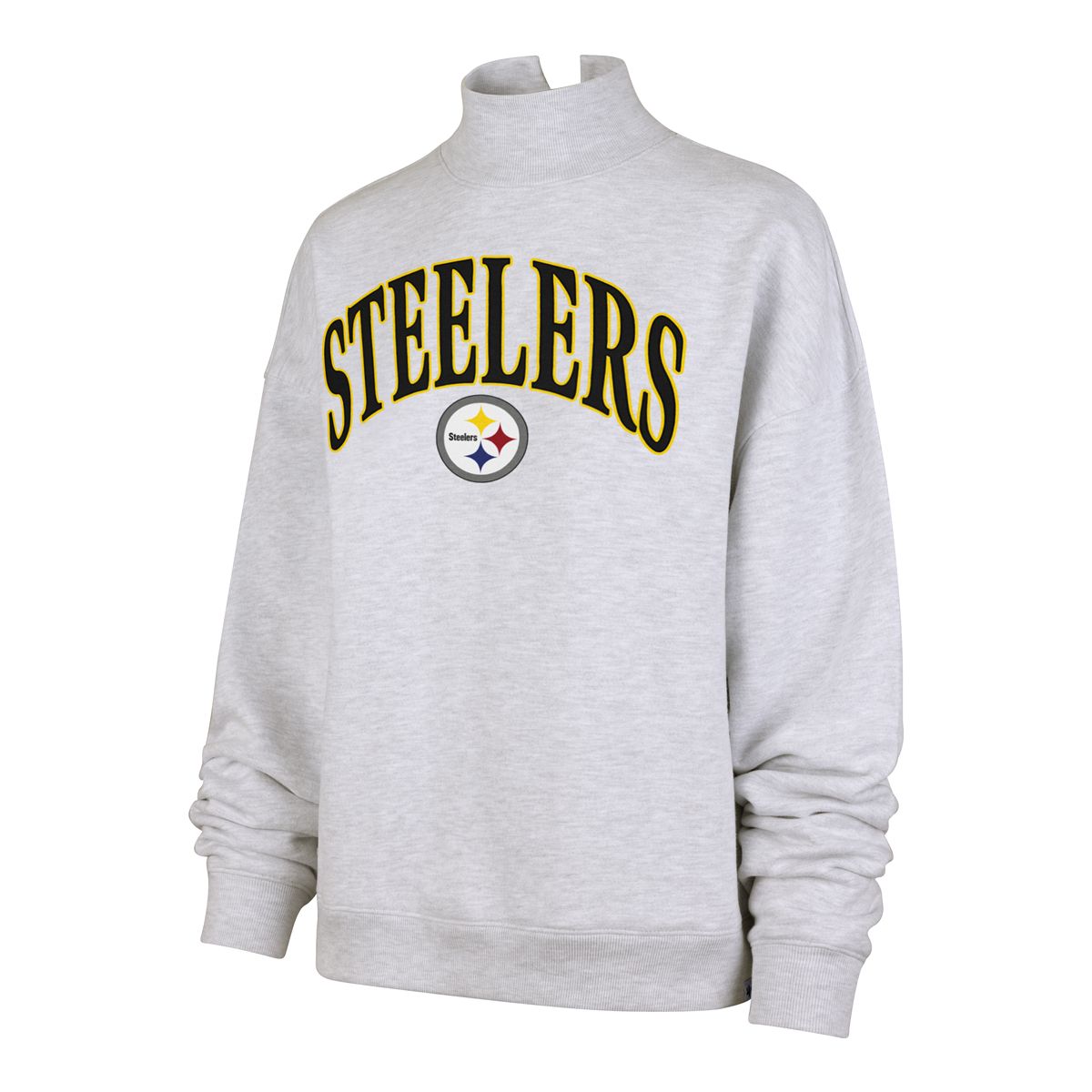 Pittsburgh Steelers Women's '47 Vintage Mock Neck Pullover 5 Pittsburgh Steelers Women's '47 Vintage Mock Neck Pullover