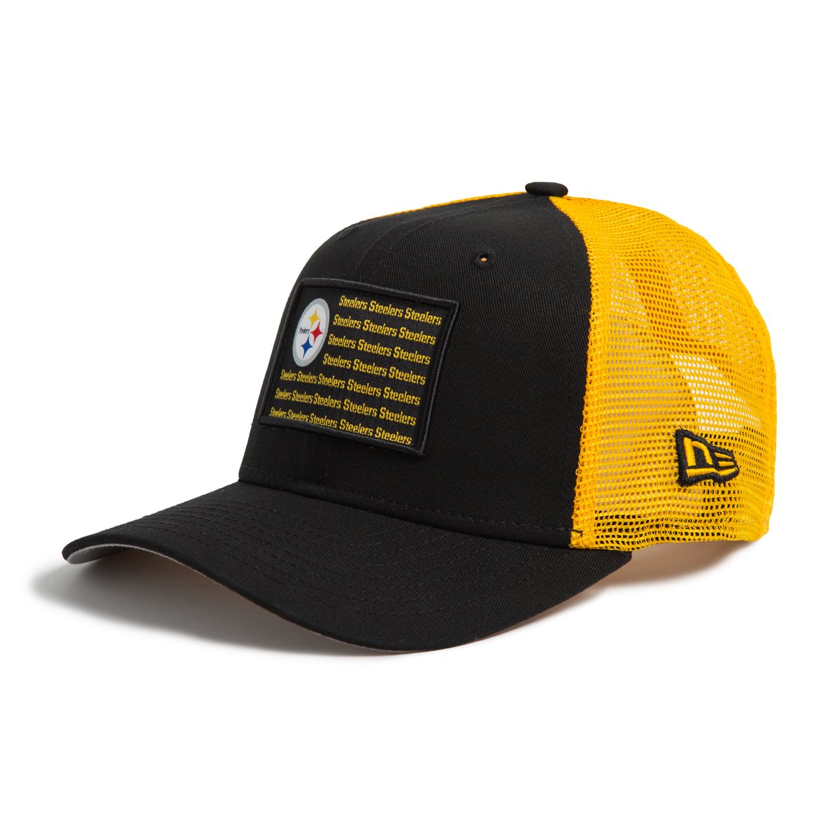 Pittsburgh Steelers New Era 9SEVENTY Logo-Flag Trucker Hat 6 Pittsburgh Steelers New Era 9SEVENTY Logo-Flag Trucker Hat