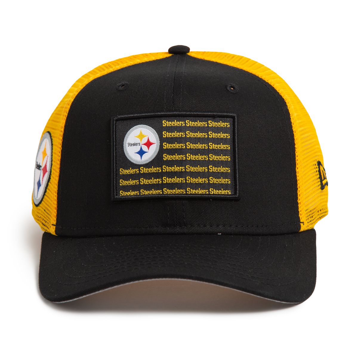 Pittsburgh Steelers New Era 9SEVENTY Logo-Flag Trucker Hat 2 Pittsburgh Steelers New Era 9SEVENTY Logo-Flag Trucker Hat