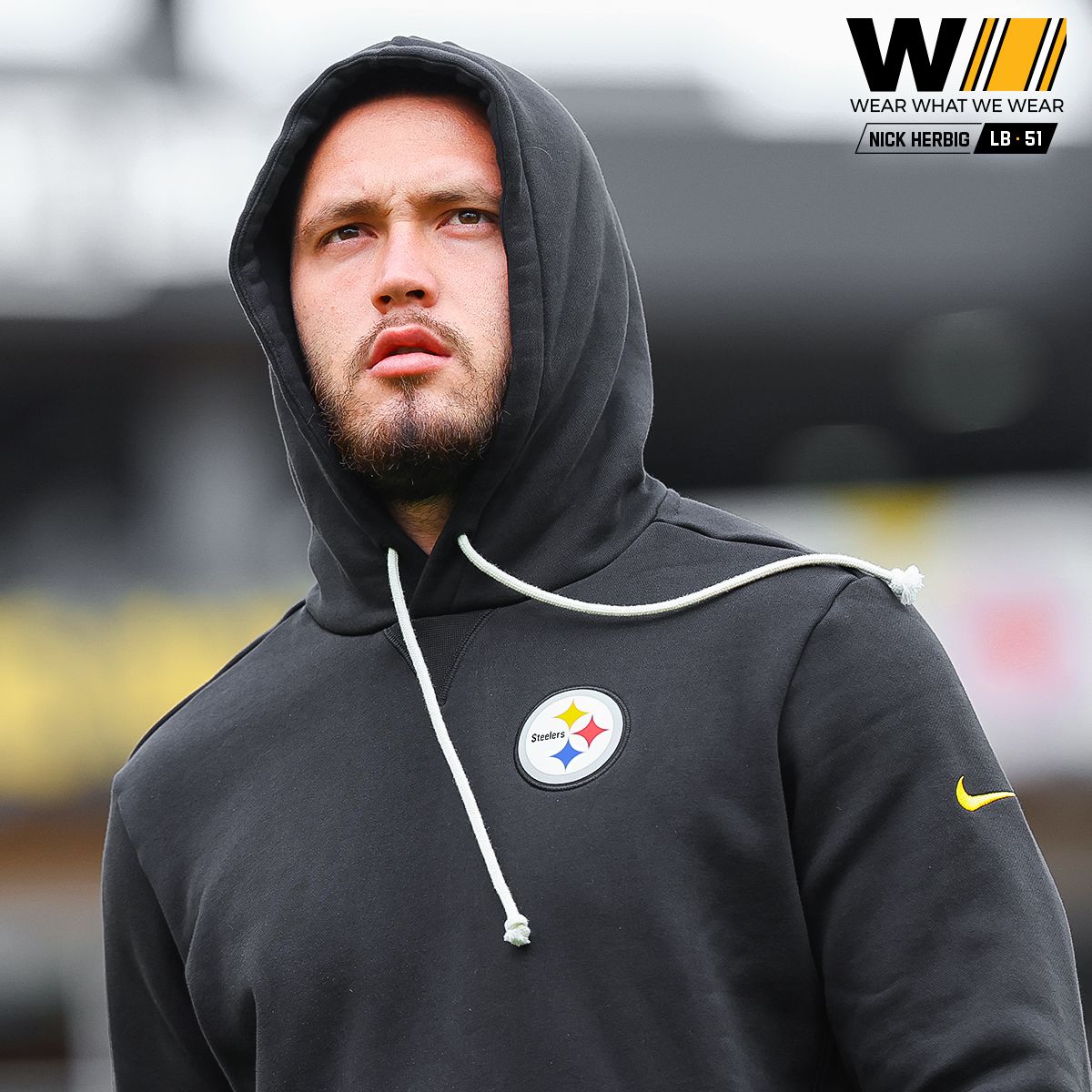 Pittsburgh Steelers Exclusive Men's Nike Heavyweight Pullover Fleece Hoodie 5 Pittsburgh Steelers Exclusive Men's Nike Heavyweight Pullover Fleece Hoodie
