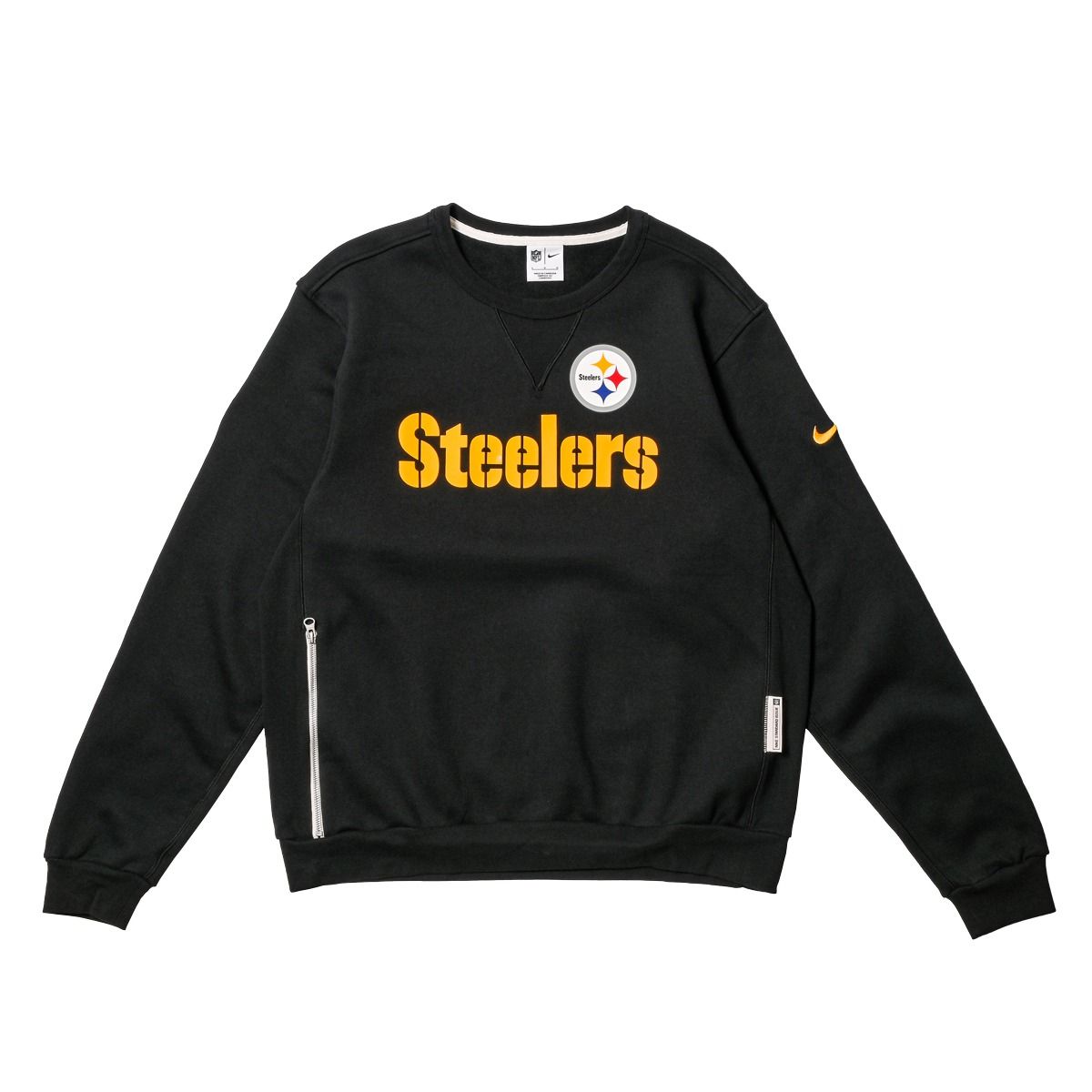 Pittsburgh Steelers Exclusive Men's Nike Heavyweight Crew Sweatshirt 1 Pittsburgh Steelers Exclusive Men's Nike Heavyweight Crew Sweatshirt