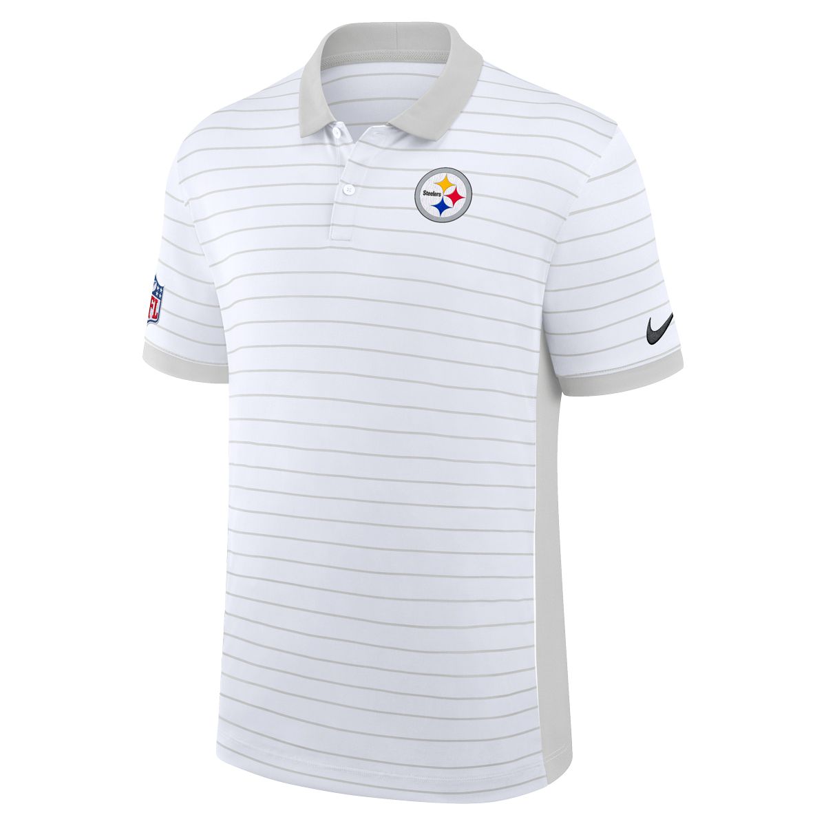 Pittsburgh Steelers Men's Nike Stripe Victory Polo 1 Pittsburgh Steelers Men's Nike Stripe Victory Polo