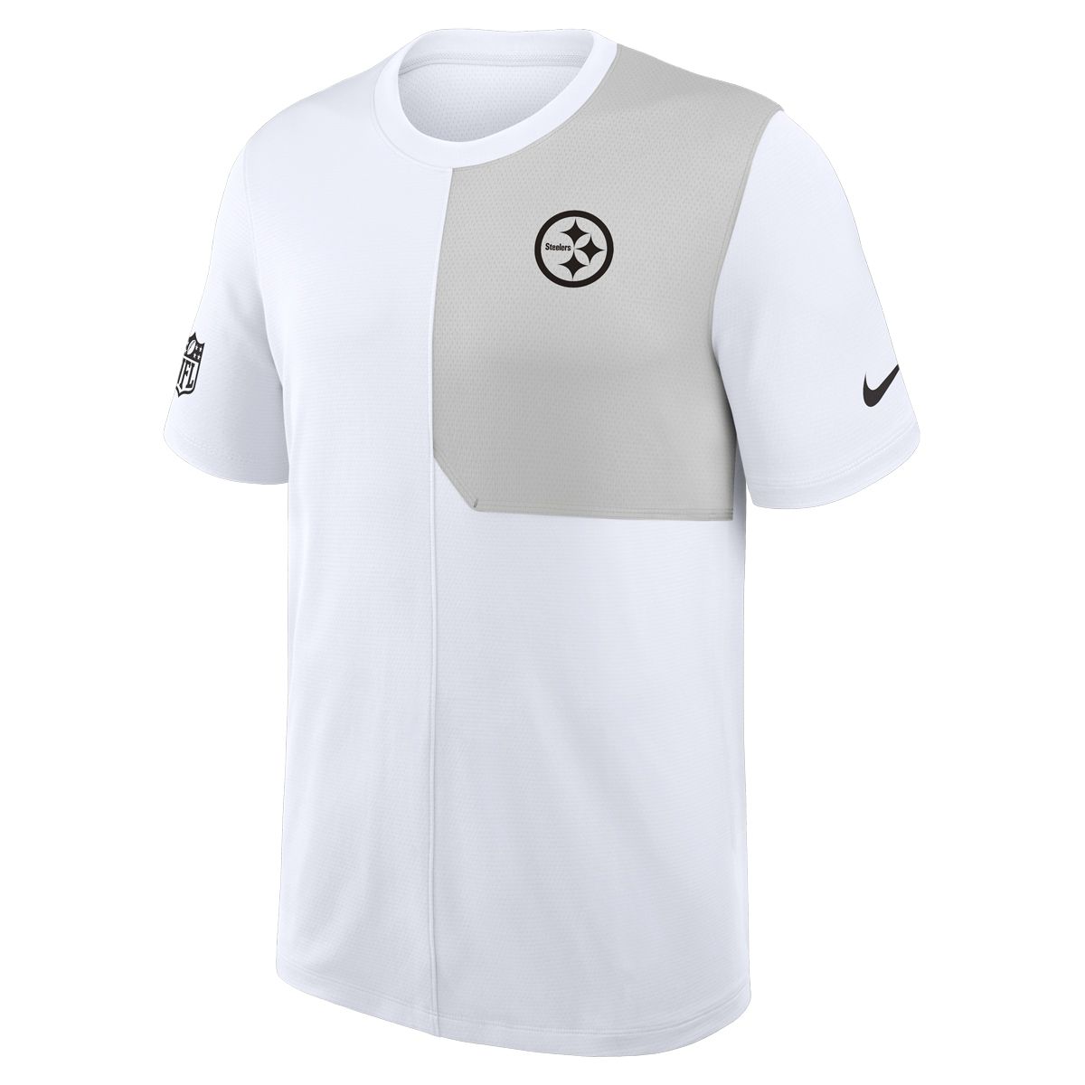 Pittsburgh Steelers Men's Nike UV Coach White Short Sleeve T-Shirt