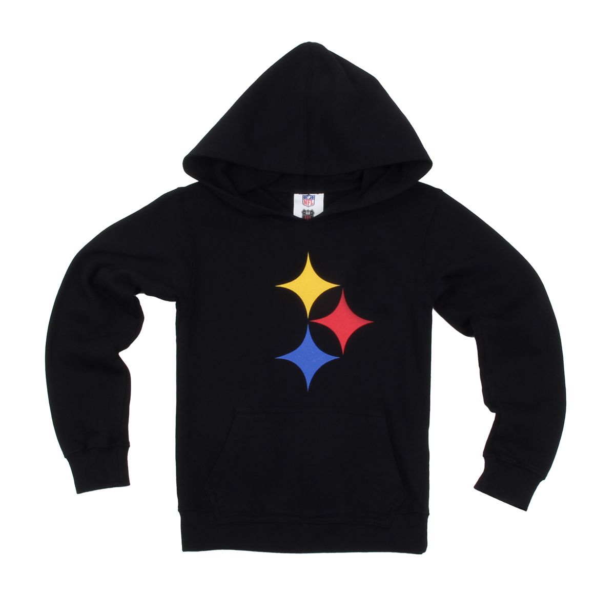 Pittsburgh Steelers Little Boy's Hypocycloid Pullover Fleece Hoodie 1 Pittsburgh Steelers Little Boy's Hypocycloid Pullover Fleece Hoodie
