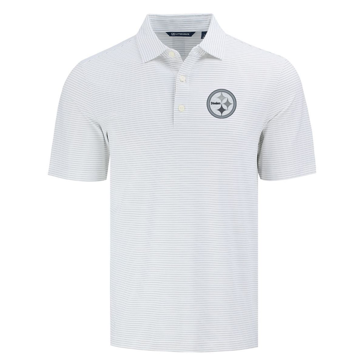 Pittsburgh Steelers Men's Cutter & Buck Forge Fine Line Stripe Polo
