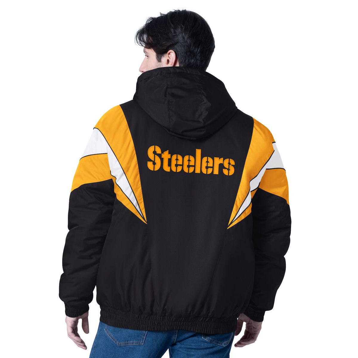 Pittsburgh Steelers Men's GIII Leader Polyfill Hooded Coat