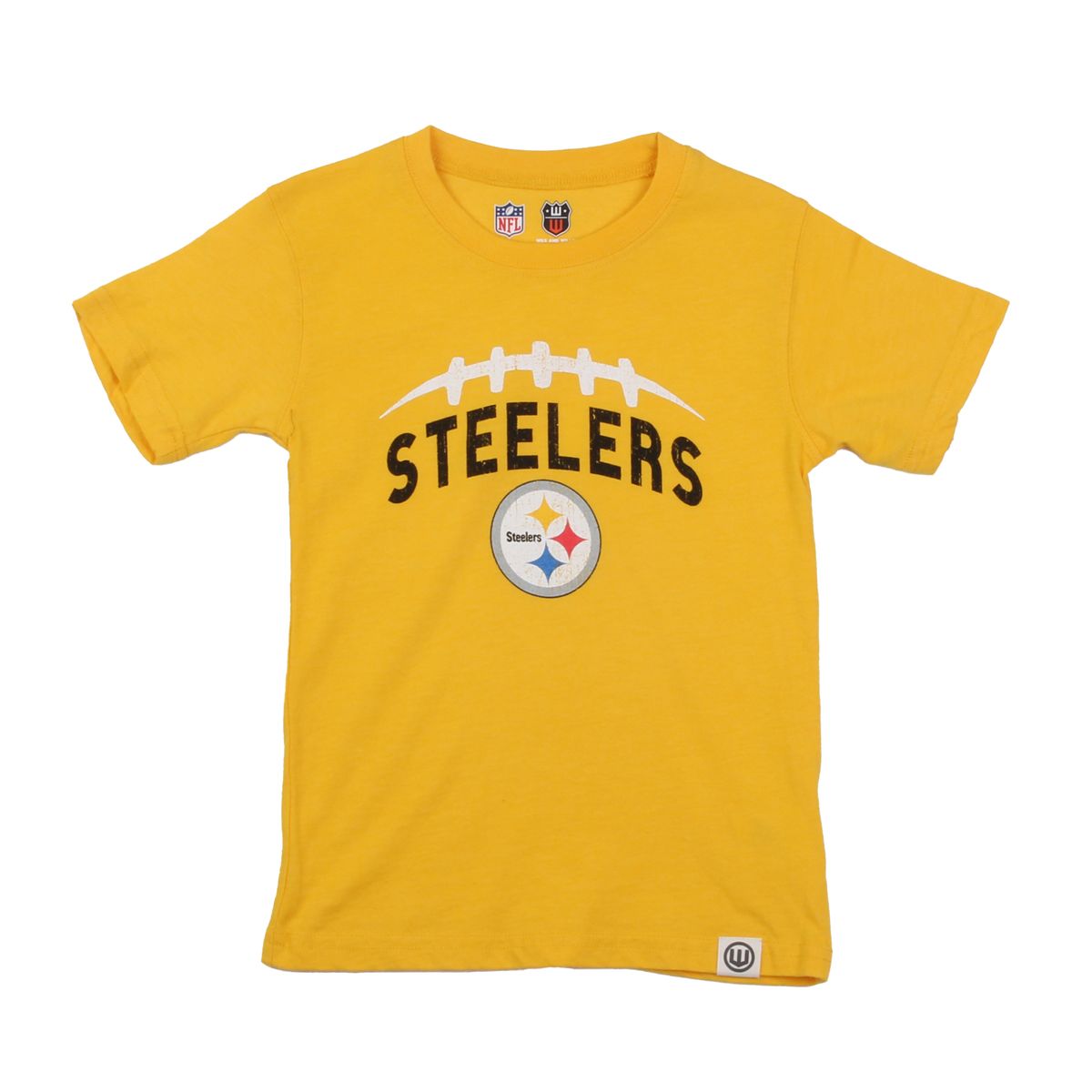 Pittsburgh Steelers Youth Football Arch Blend Short Sleeve T-Shirt