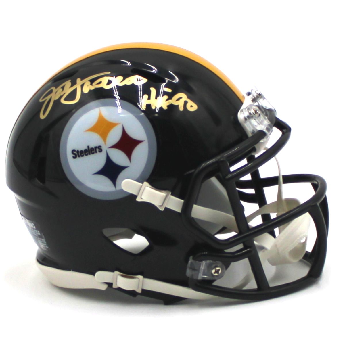 Pittsburgh Steelers #58 Jack Lambert Autographed Riddell Speed Mini Helmet 5 Pittsburgh Steelers #58 Jack Lambert Autographed Riddell Speed Mini Helmet