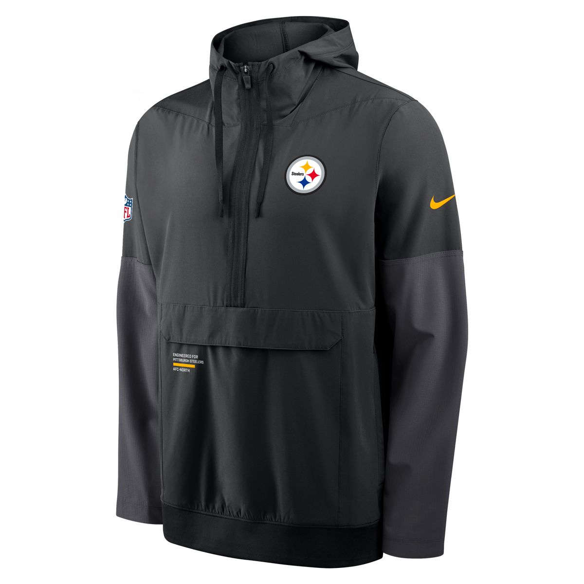 Pittsburgh Steelers Men's Nike Anorak Lightweight Hooded Jacket
