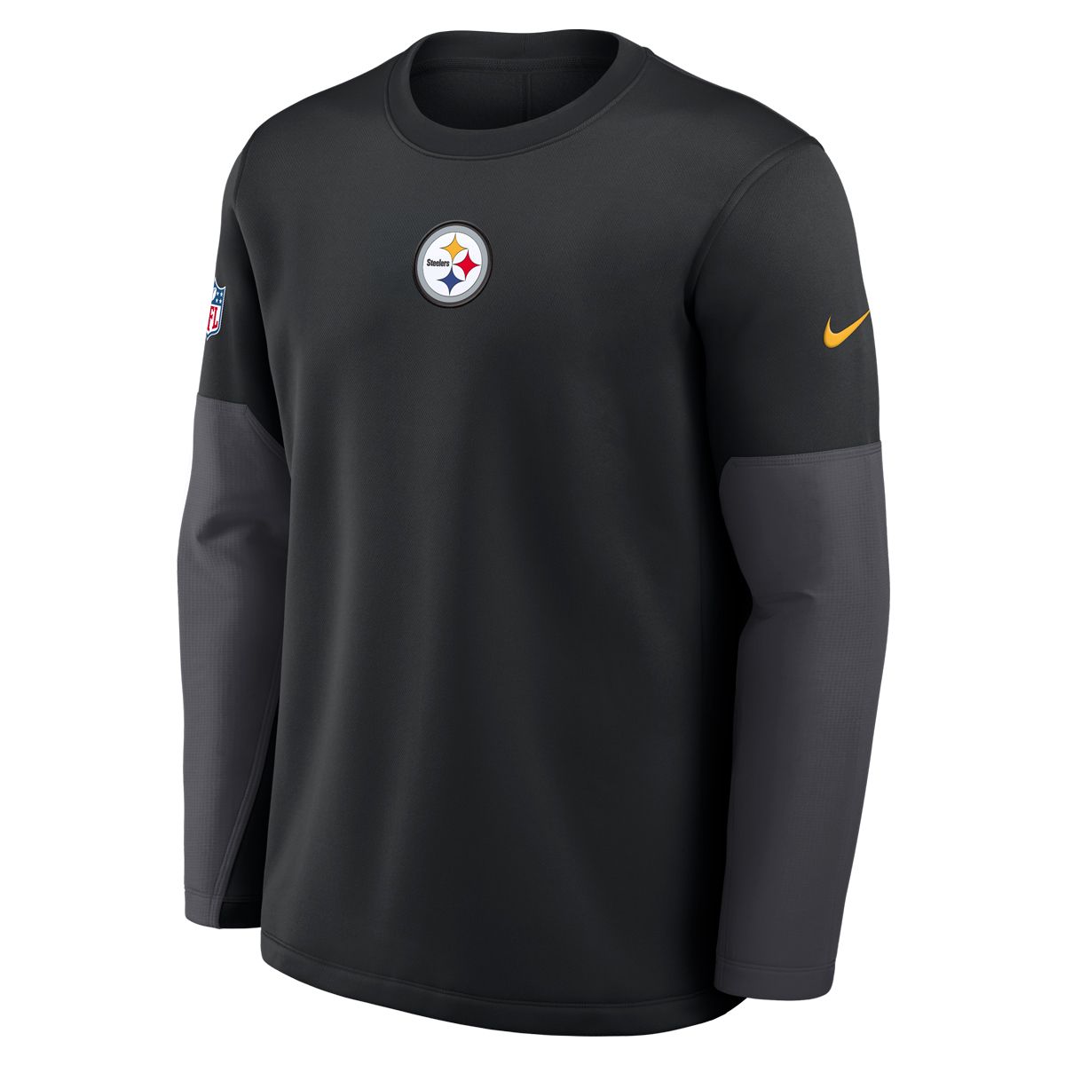 Pittsburgh Steelers Men's Nike Midweight Coach Crew