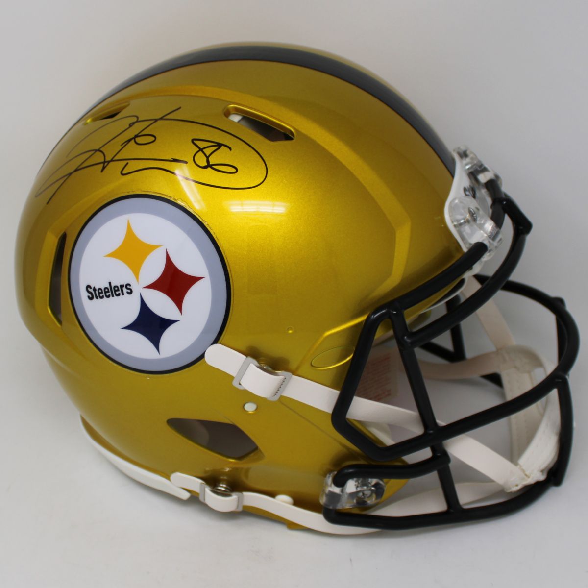Pittsburgh Steelers #86 Hines Ward Autographed Riddell Authentic Speed Flash Full-Size Helmet