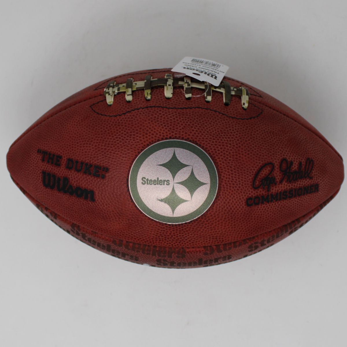 Pittsburgh Steelers #47 Mel Blount Autographed Authentic Training Camp Showcase NFL Football 2 Pittsburgh Steelers #47 Mel Blount Autographed Authentic Training Camp Showcase NFL Football