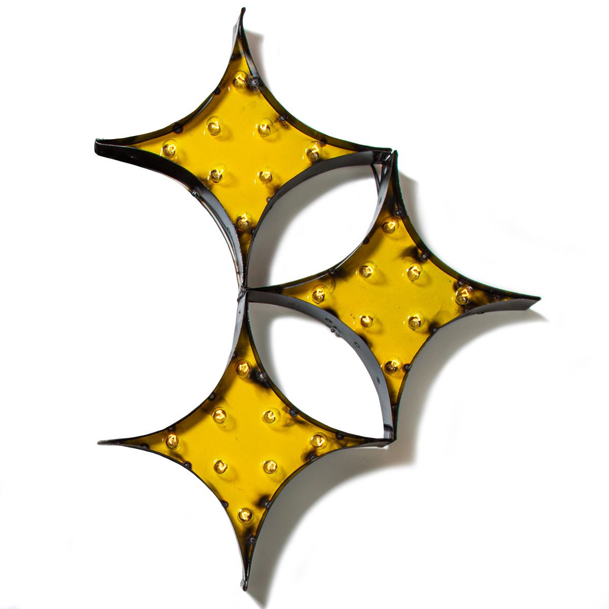 Pittsburgh Steelers Color Rush Hypocycloid Light Up Wall Sign 9 Pittsburgh Steelers Color Rush Hypocycloid Light Up Wall Sign