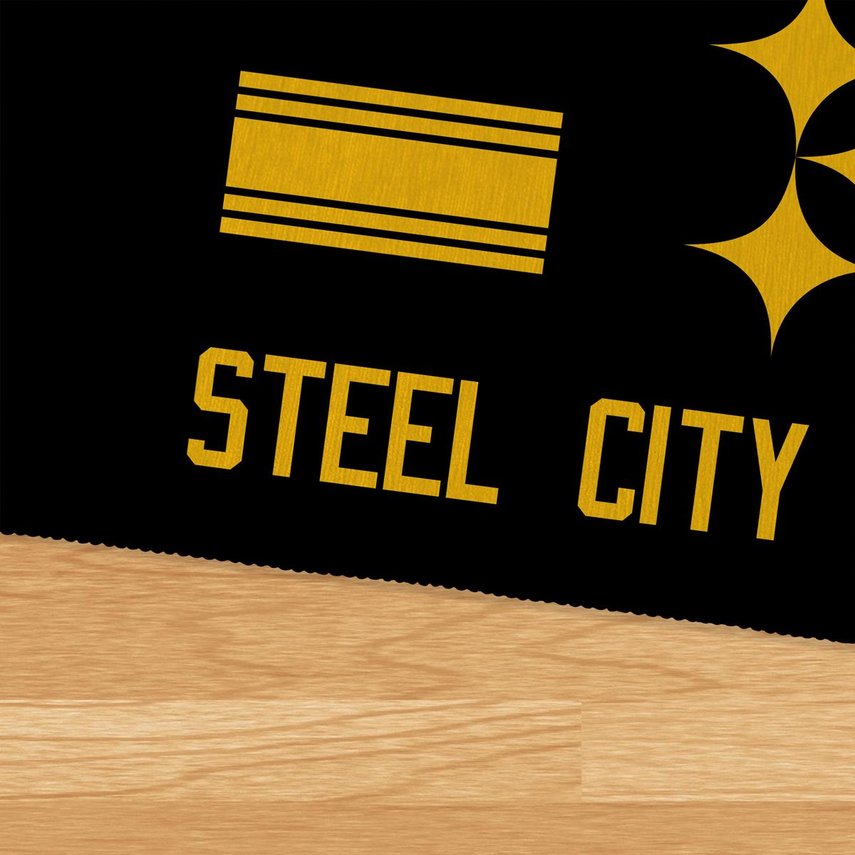 Pittsburgh Steelers Here We Go Washable Rug 2 Pittsburgh Steelers Here We Go Washable Rug