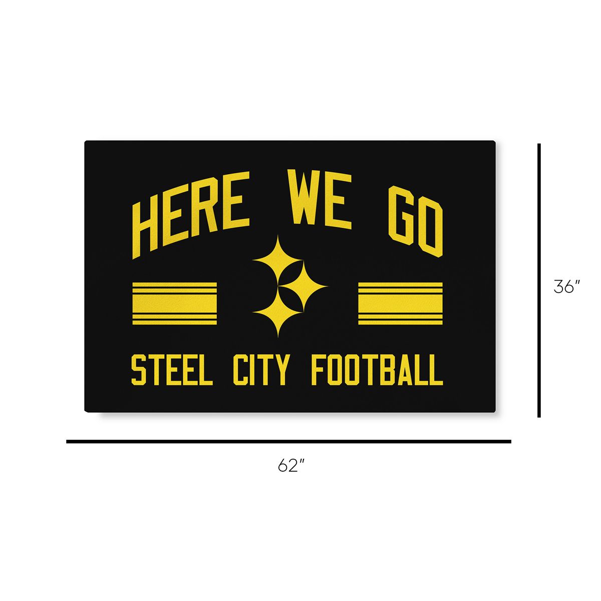 Pittsburgh Steelers Here We Go Washable Rug 4 Pittsburgh Steelers Here We Go Washable Rug