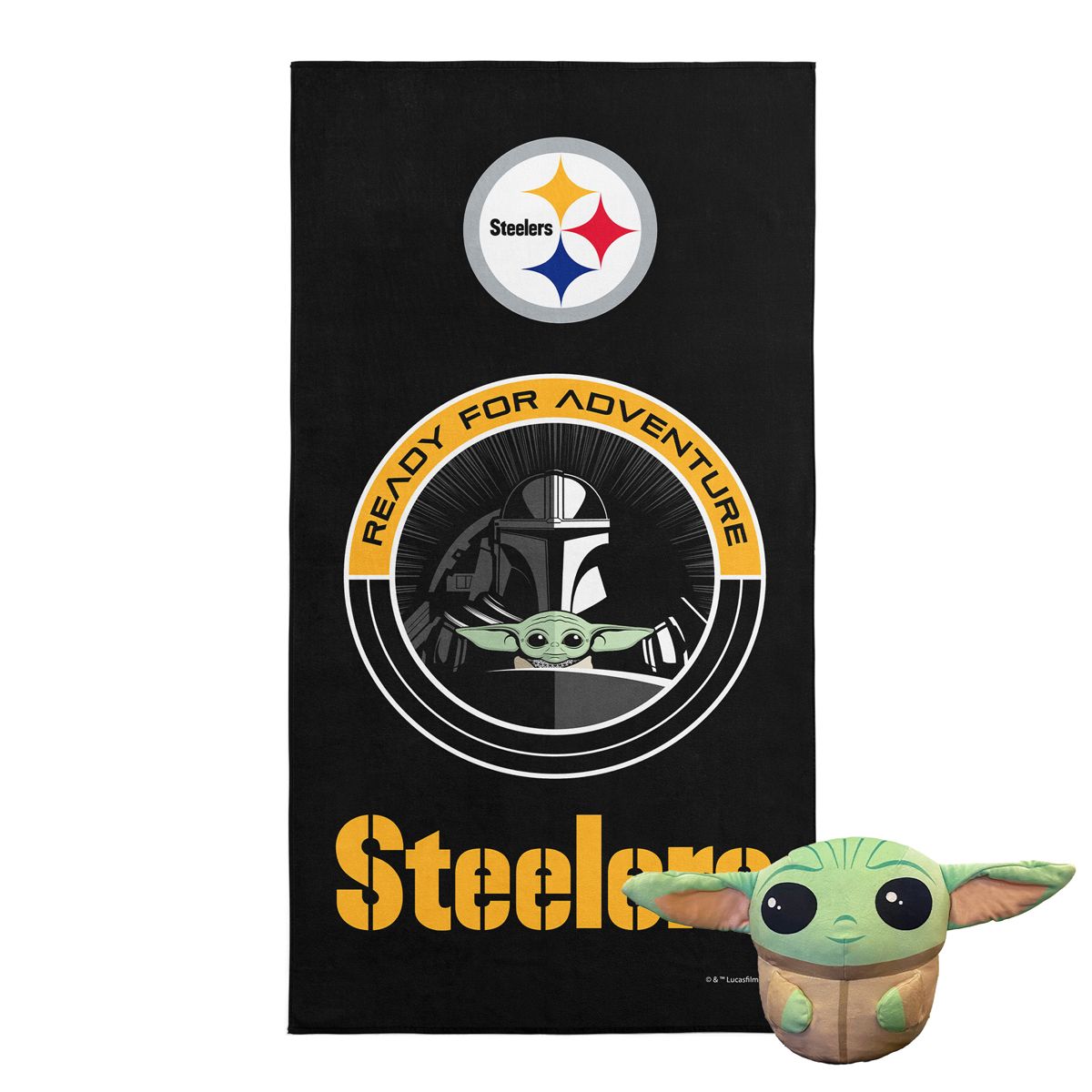 Pittsburgh Steelers Cloud Hugger The Child Double Towel 1 Pittsburgh Steelers Cloud Hugger The Child Double Towel