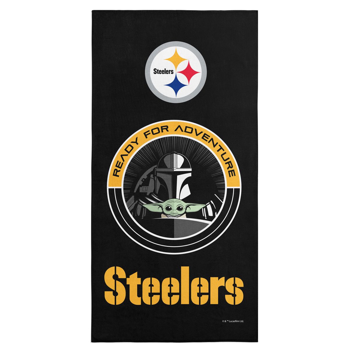 Pittsburgh Steelers Cloud Hugger The Child Double Towel 3 Pittsburgh Steelers Cloud Hugger The Child Double Towel