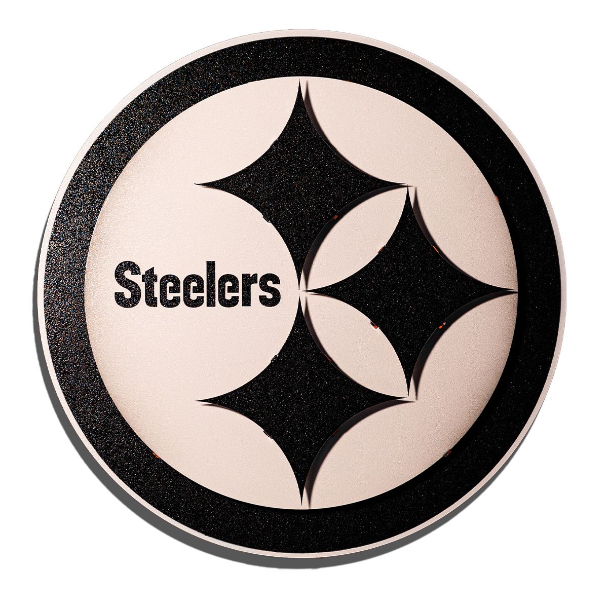 Pittsburgh Steelers Steelmark 21in 3D Monochrome 13 Pittsburgh Steelers Steelmark 21in 3D Monochrome