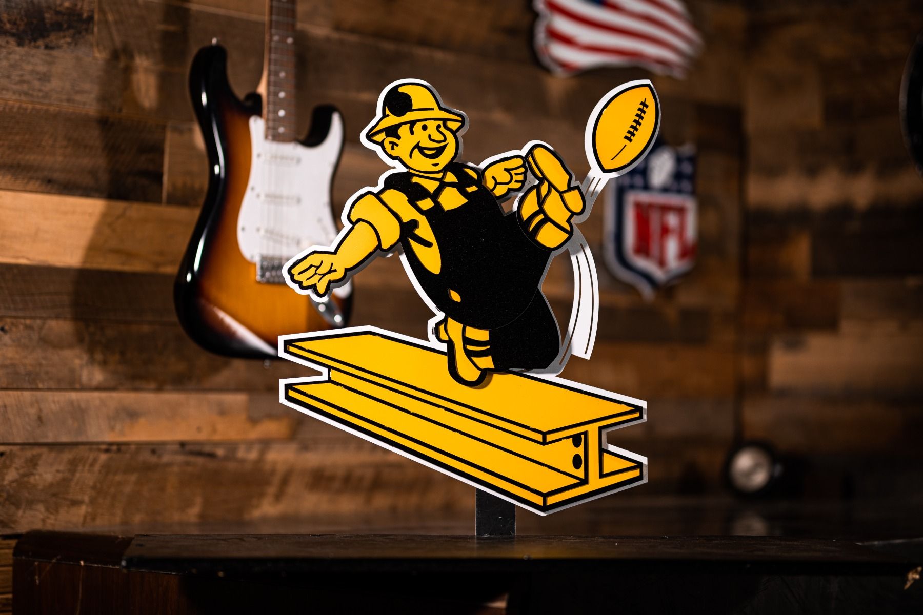 Pittsburgh Steelers 1961 23in x 20in 3D Throwback 2 Pittsburgh Steelers 1961 23in x 20in 3D Throwback