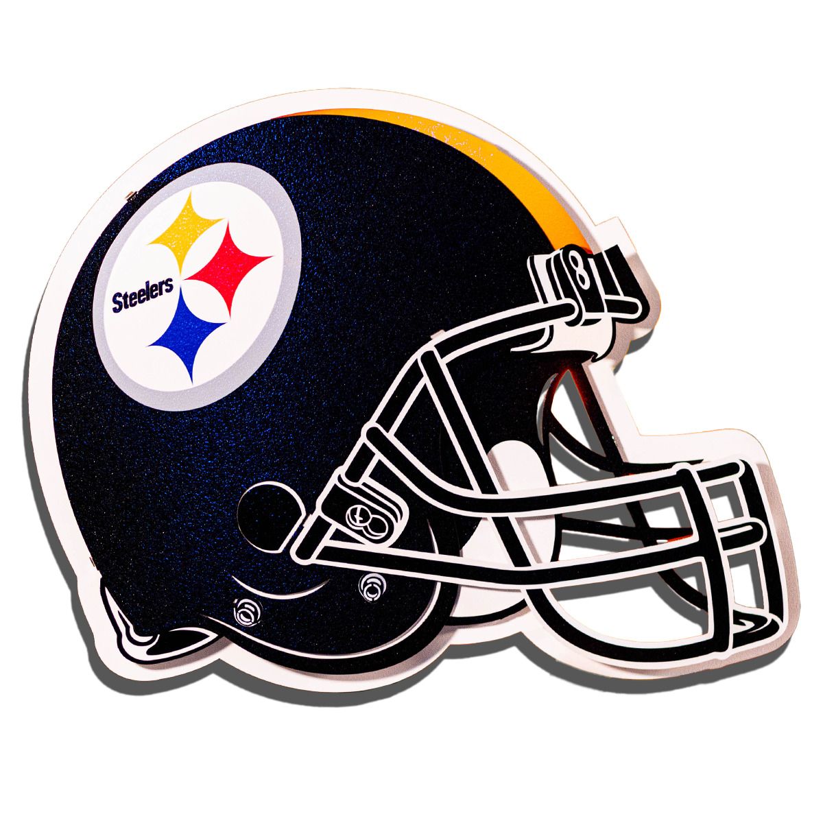 Pittsburgh Steelers Blitz 8 layer 21.5in 3D Helmet 12 Pittsburgh Steelers Blitz 8 layer 21.5in 3D Helmet