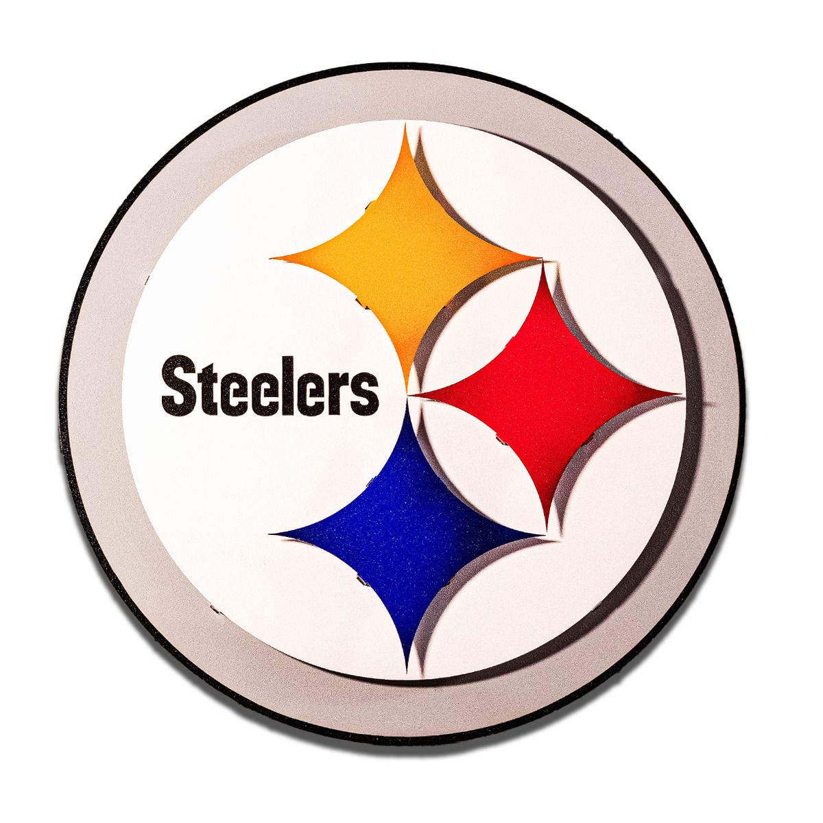 Pittsburgh Steelers Steelmark 29in 3D Primary Logo 3 Pittsburgh Steelers Steelmark 29in 3D Primary Logo