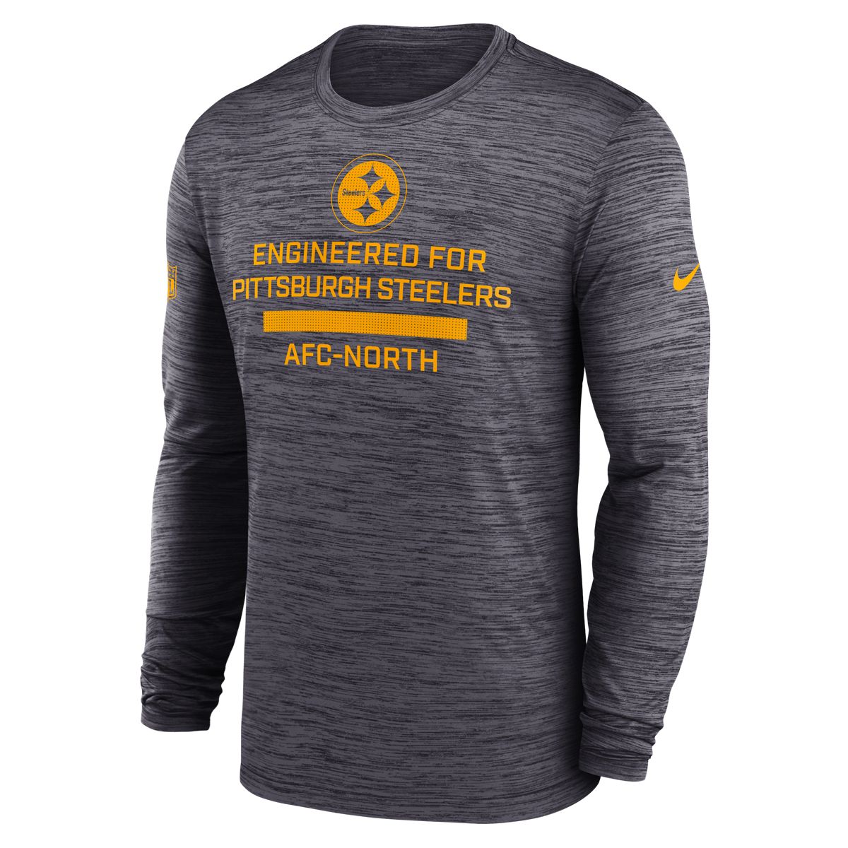 Pittsburgh Steelers Men's Nike Sideline Velocity Long Sleeve T-Shirt