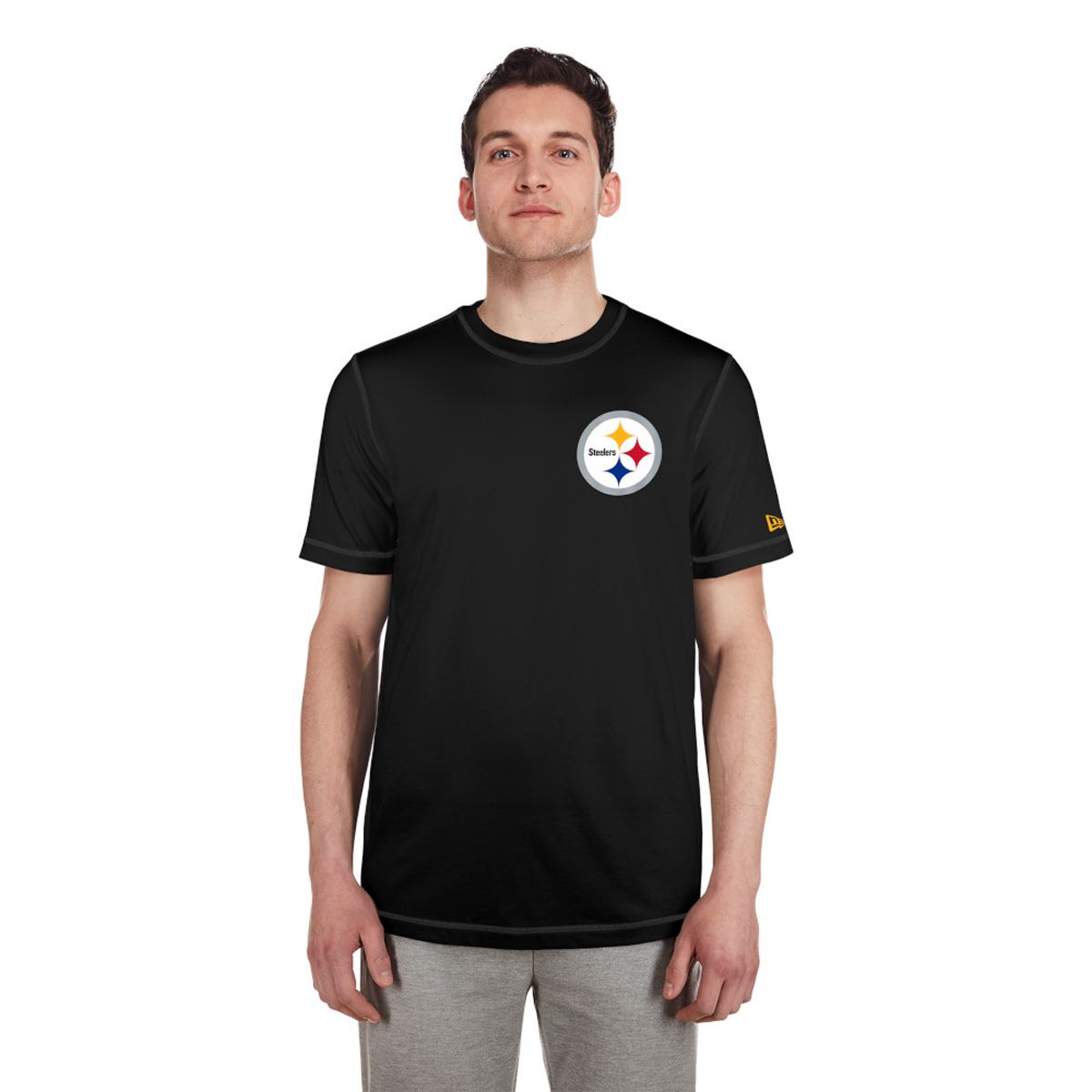 Pittsburgh Steelers Men's New Era Back Graphic Short Sleeve T-Shirt