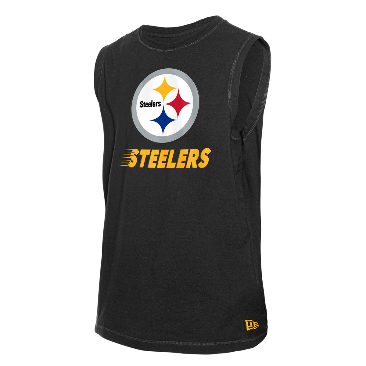 Pittsburgh Steelers Men's New Era Primary Logo Muscle Tank 1 Pittsburgh Steelers Men's New Era Primary Logo Muscle Tank
