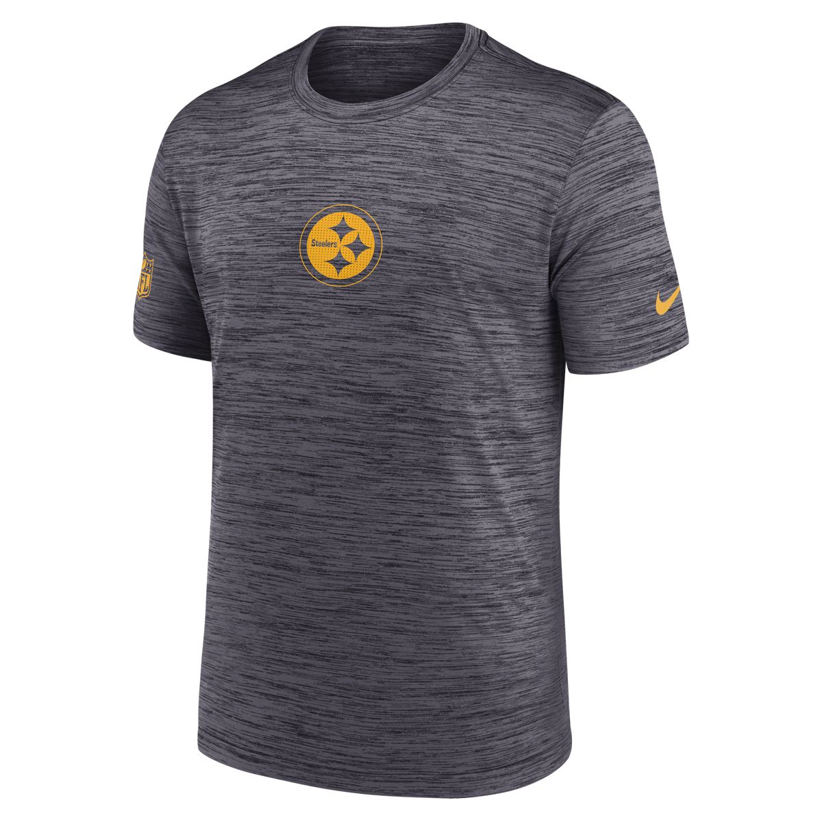 Pittsburgh Steelers Men's Nike Sideline Velocity Short Sleeve T-Shirt 4 Pittsburgh Steelers Men's Nike Sideline Velocity Short Sleeve T-Shirt