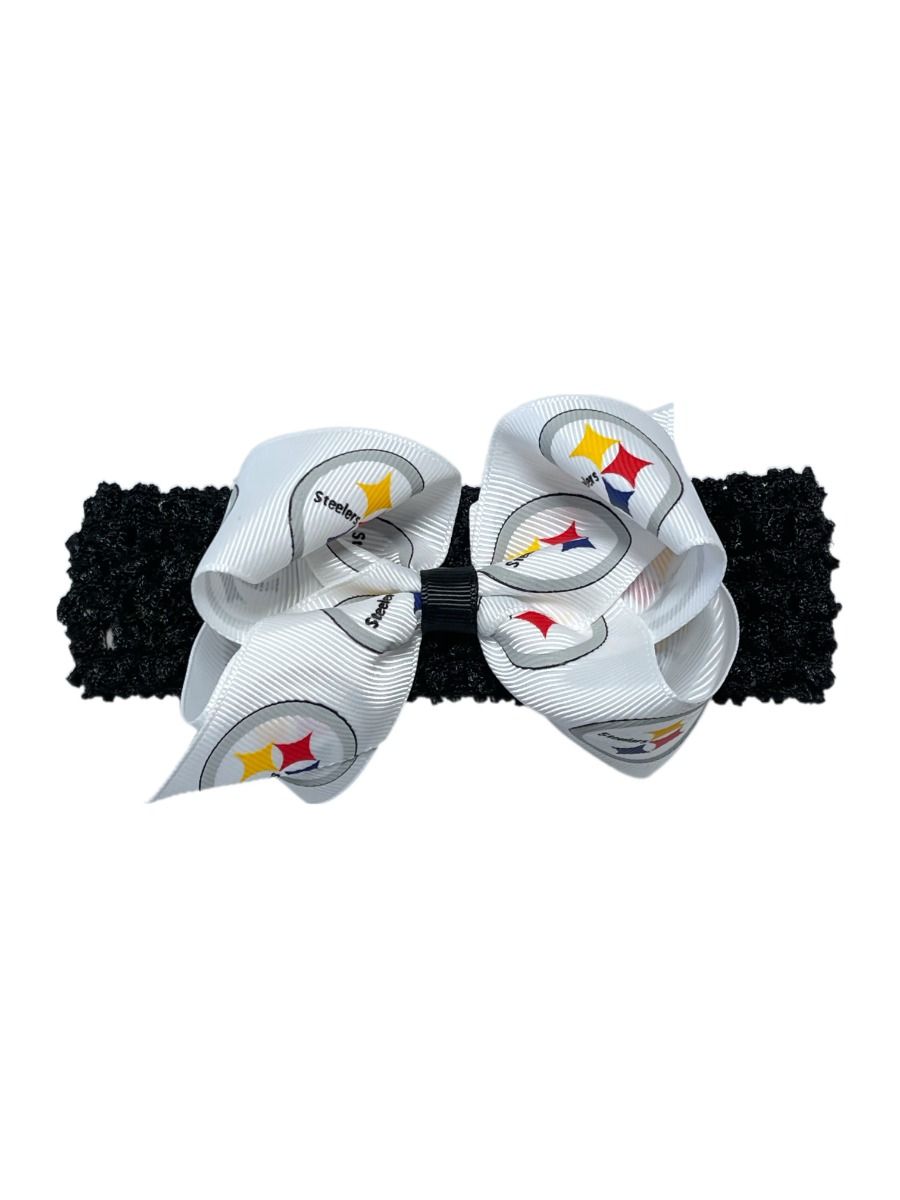 Pitsburgh Steelers Baby Crochet Headband
