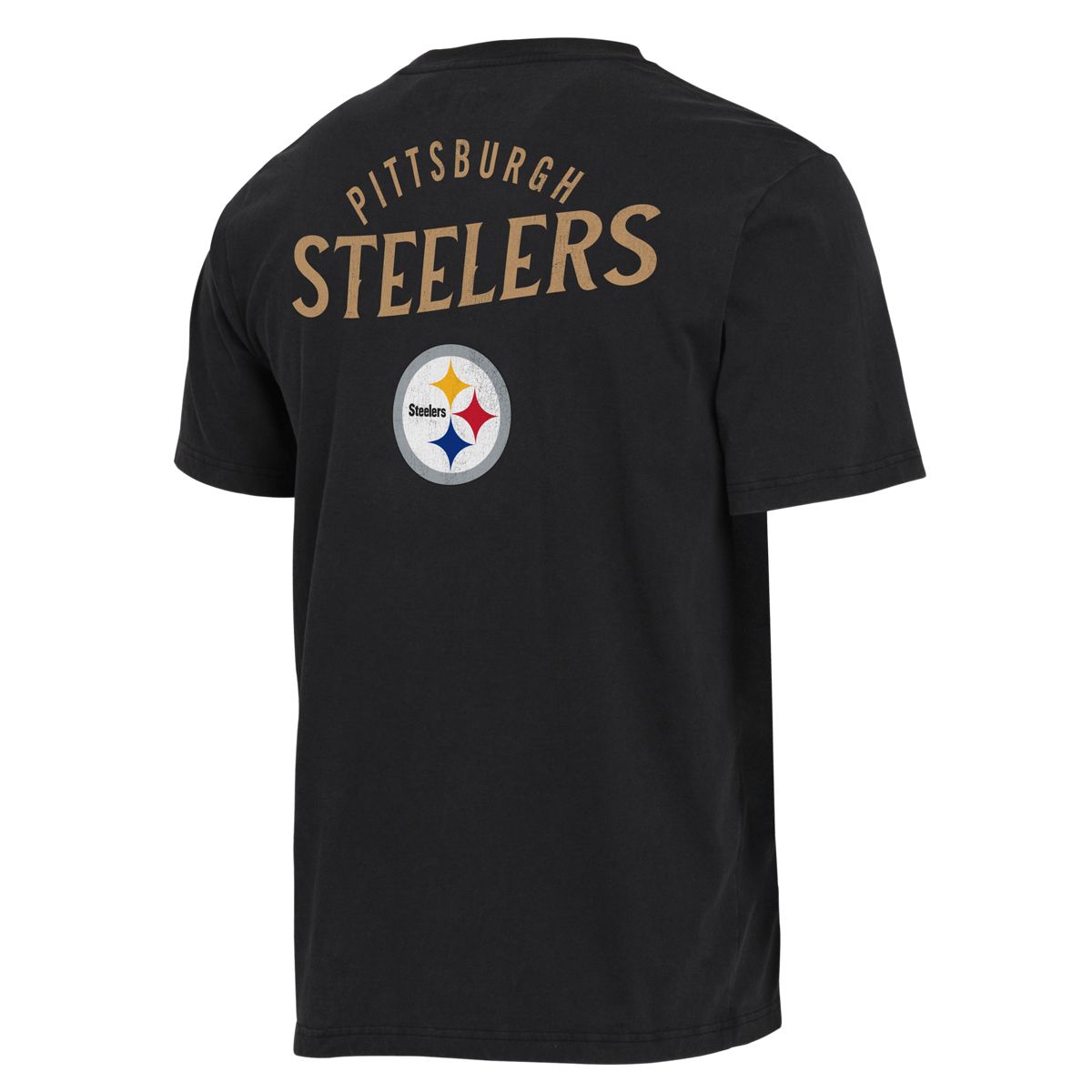 Pittsburgh Steelers Men's Darius Rucker Washed Henley Short Sleeve T-Shirt 2 Pittsburgh Steelers Men's Darius Rucker Washed Henley Short Sleeve T-Shirt