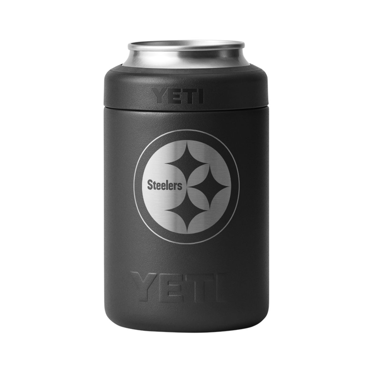 Pittsburgh Steelers Yeti Etched Logo 12oz Black Colster 3 Pittsburgh Steelers Yeti Etched Logo 12oz Black Colster