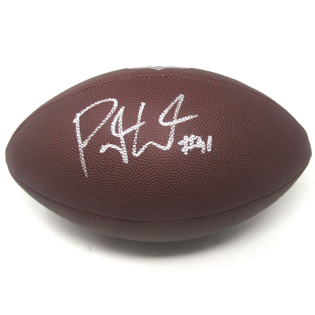 Pittsburgh Steelers #41 Payton Wilson Autographed Replica ‘The Duke’ NFL Football 3 Pittsburgh Steelers #41 Payton Wilson Autographed Replica ‘The Duke’ NFL Football